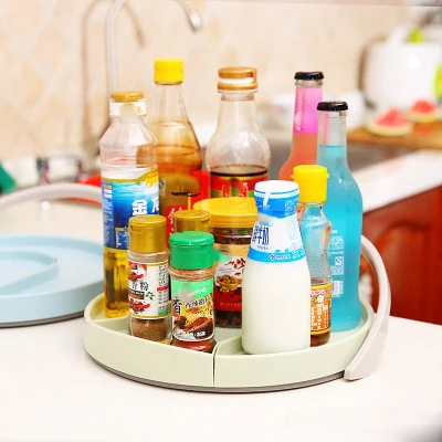 Кухонный 360 вращающийся лоток для хранения хранилище банок с приправами стойка