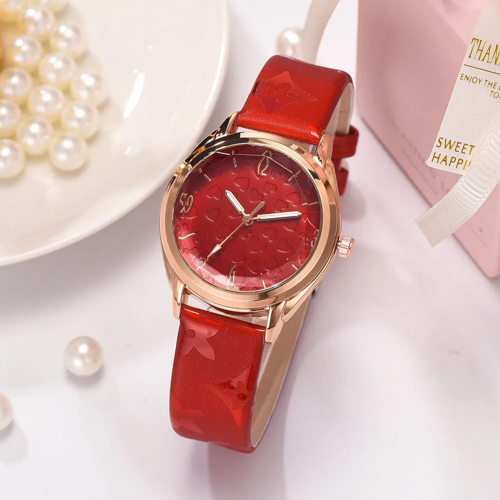 Новинка Простые женские часы тенденции моды кварцевые милые девушки