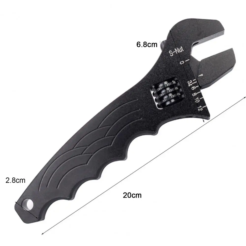 

3-12AN Multitool Adjustable Aluminum Alloy Wrench Fitting Spanner Repair Tool Car Accessories