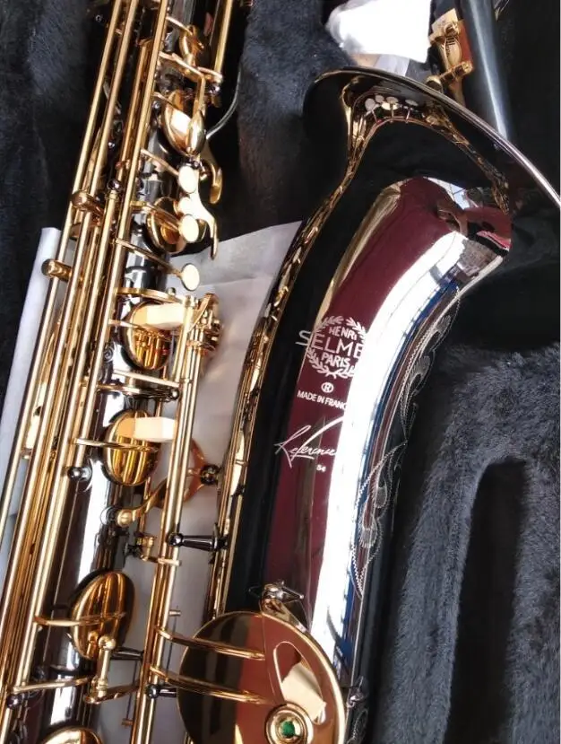 

Bari Sax Model 54 New High Quality Black Nickel Plated Baritone Saxophone Low A