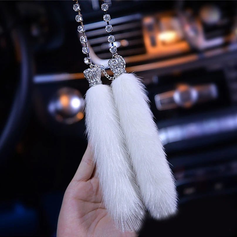 Diamond интерьер автомобиля зеркало заднего вида украшения Стразы кристальная