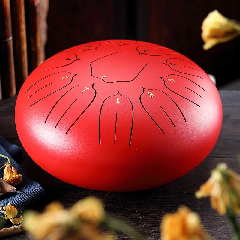 Горячая 6in 8 тон Сталь язык барабан C Ключ ударный инструмент Handpan барабана с