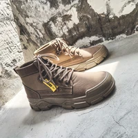 mens boots winter retro british style high top shoes mens fashion and ankle boots middle top all match korean tooling shoes