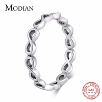 2021 new vintage jewelry original solid 925 sterling silver mobius finger ring fine jewelry for women wedding gift