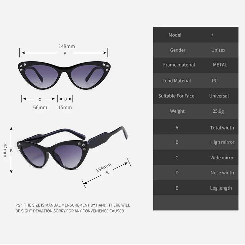RBRARE солнцезащитные очки &quotкошачий глаз&quot в стиле ретро Для женщин 2021 Брендовая
