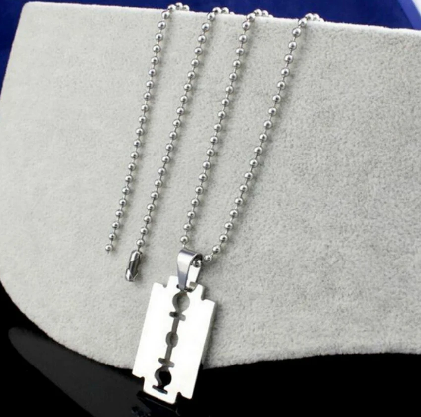 Цепочка с подвеской из нержавеющей стали ожерелье трендовые аксессуары Красивая