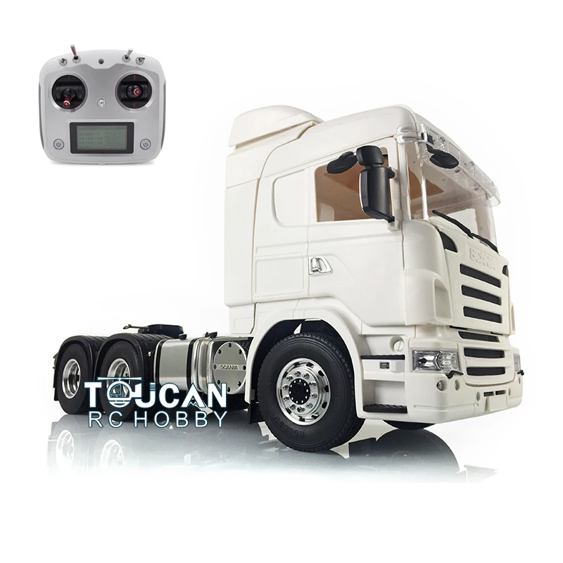 1/14 г. LESU RC 6*6 Sca Металлическое шасси тягач самодельная техника ее кабина 320A ESC