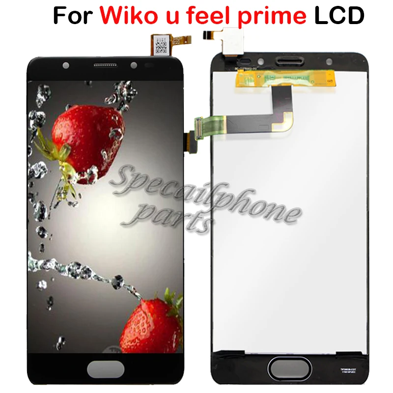 Оригинальный ЖК-дисплей для 5 &quotWiko U Feel Prime + сенсорный экран дигитайзер wiko u feel prime