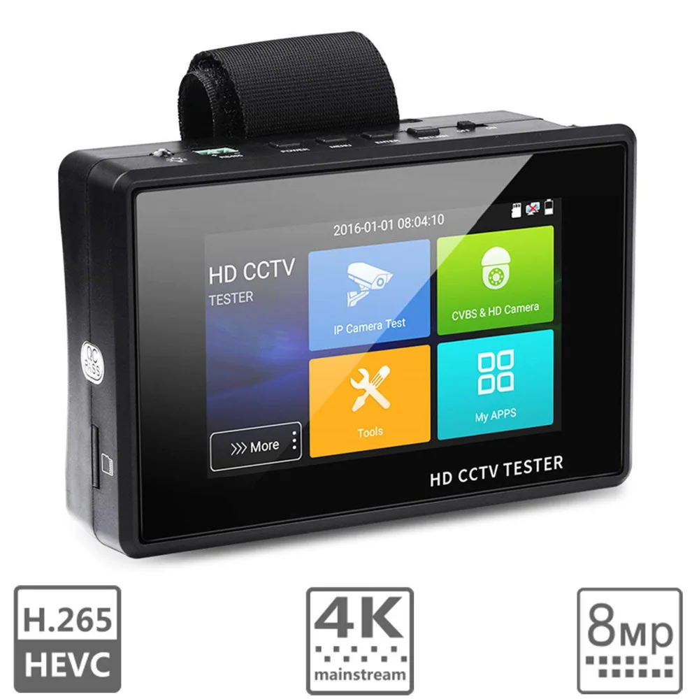 4K CCTV тестер монитор IP камера AHD TVI CVI CVBS IPC с портом POE тестеры 8MP | Безопасность и