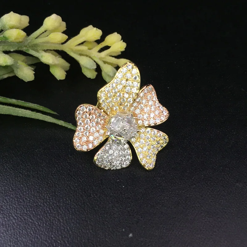 Lanyika модные ювелирные изделия Изысканная брошь Лилия булавка дизайн для женщин