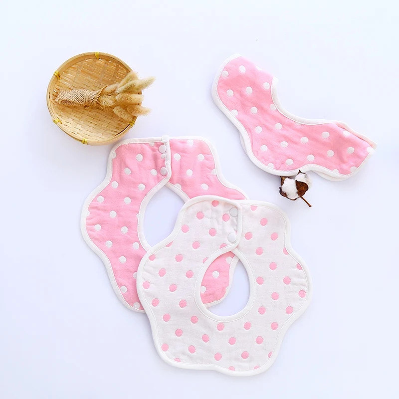 

Newborn Baby Boys Girls Cartoon Bibs Waterproof Saliva Feeding Apron Flower Bibs 0-3T 123