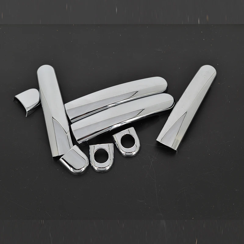 Декоративные хромированные серебристые накладки на дверные ручки для Volkswagen VW Jetta MK6 Шестого поколения Vento 2011-2017.