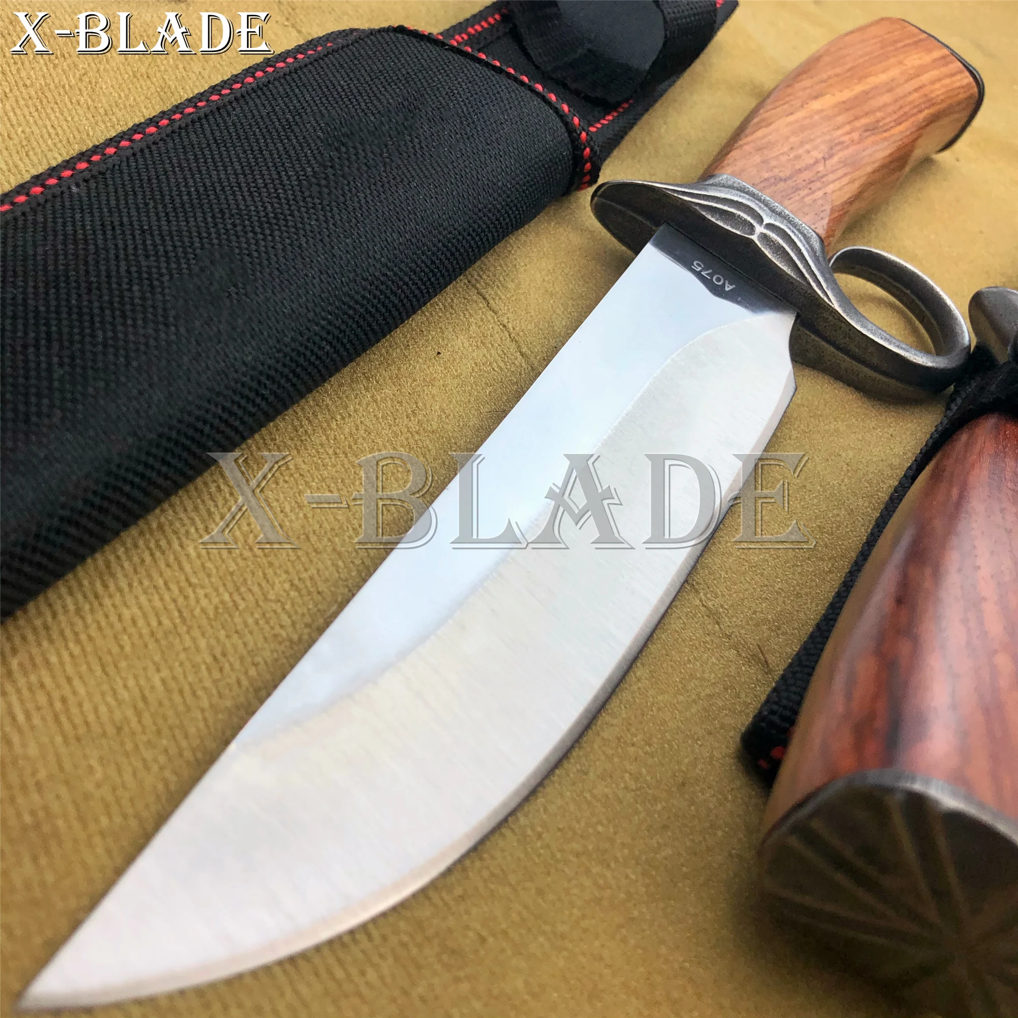 Нож с фиксированным лезвием для охоты на природе тактические боевые ножи