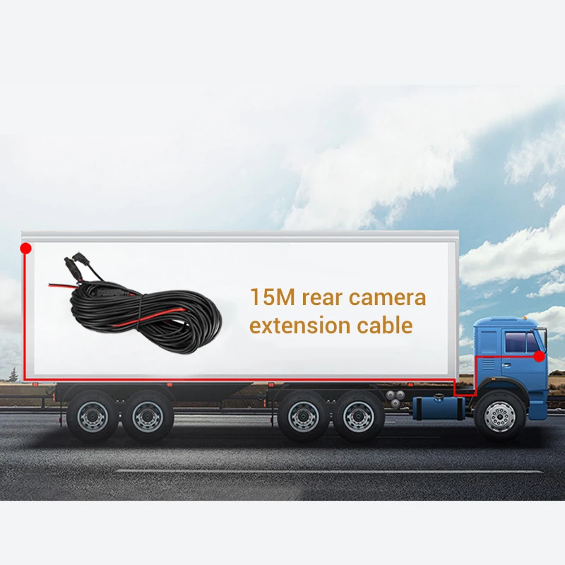 Удлинительный кабель для камеры заднего вида с разъемом 15 м 2 5 мм до pin|Камеры