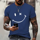 Мужская спортивная футболка с коротким рукавом с большим круглым вырезом, с 3D-принтом, дышащая, для отдыха, фитнеса, весналето 2021