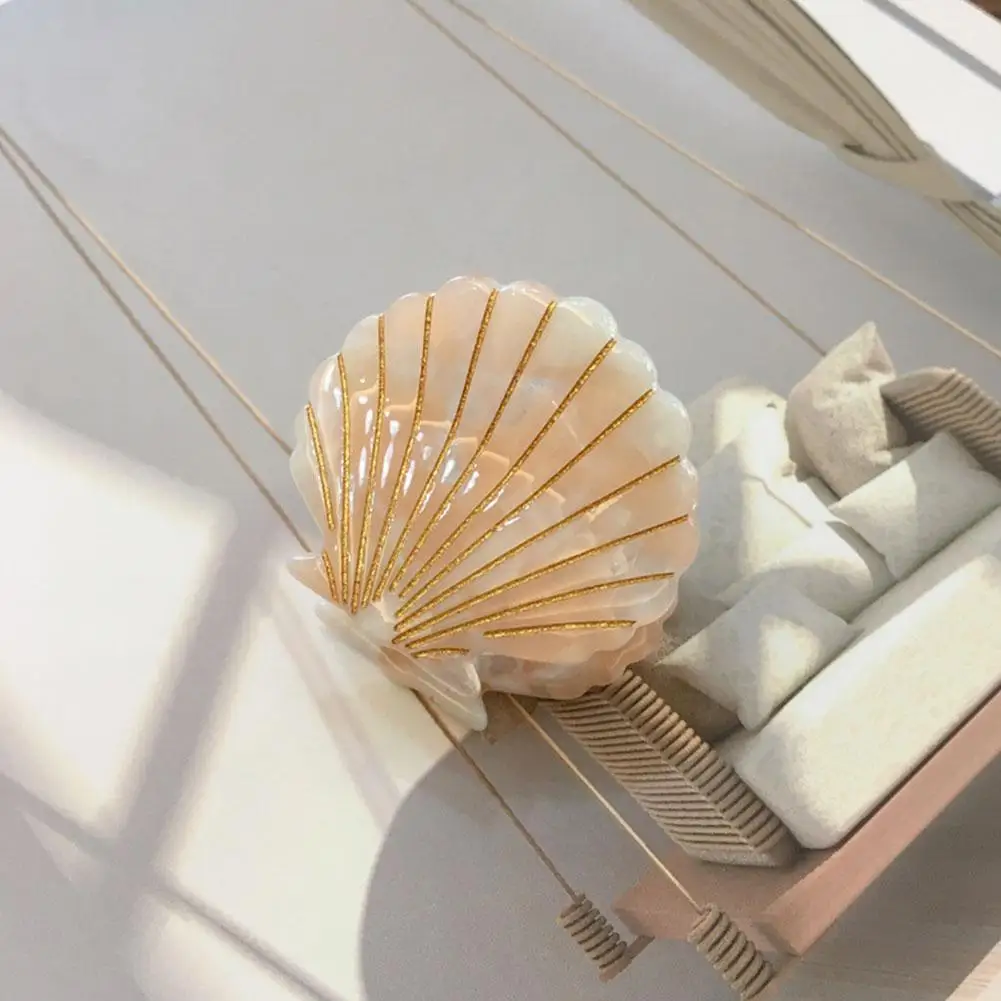 

Acetate Hairpin Hair Accessories Ladies Hair Catch Shells Catch Clip Women's Girl Hairstyle Colored Hair Clips