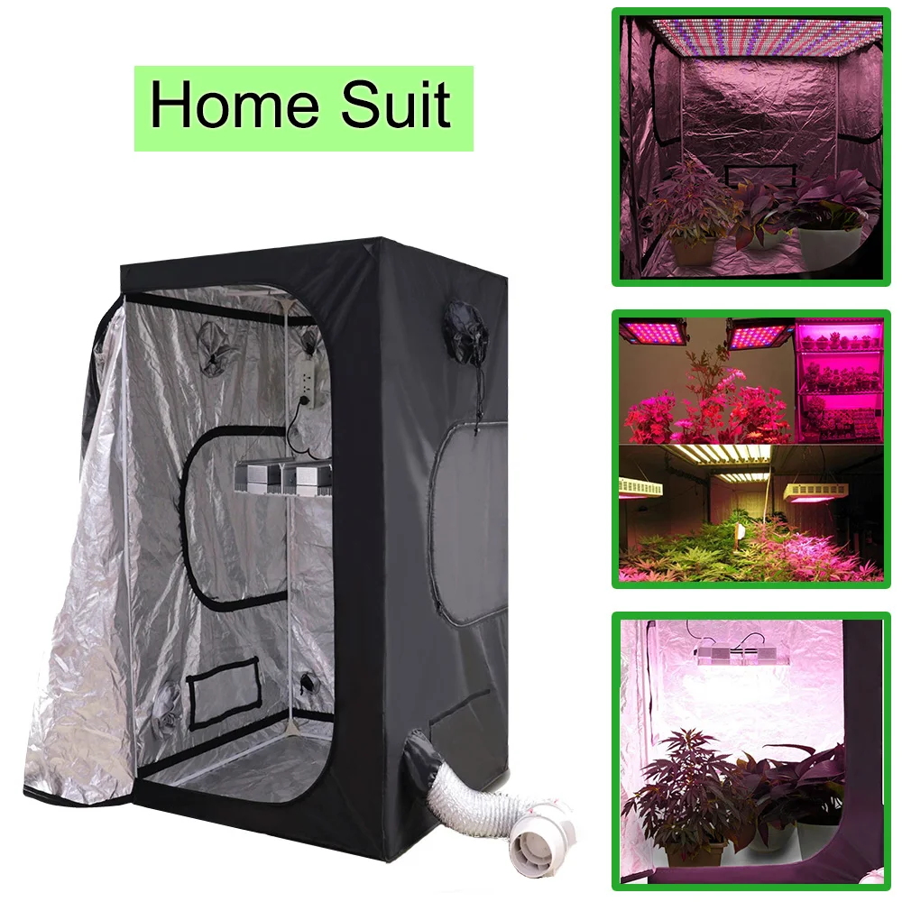 Led Grow Lighting Крытая гидропоника, шатер для выращивания, Гроу-рум для коробка для выращивания растений, светоотражающий майлар нетоксичный садовый Теплицы 60/80/100