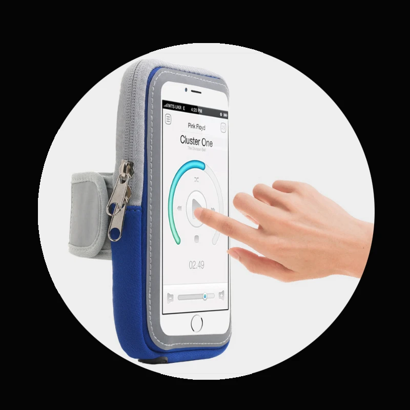 Водонепроницаемый чехол для телефона с ремешком на руку сумка спорта и бега Iphone 7