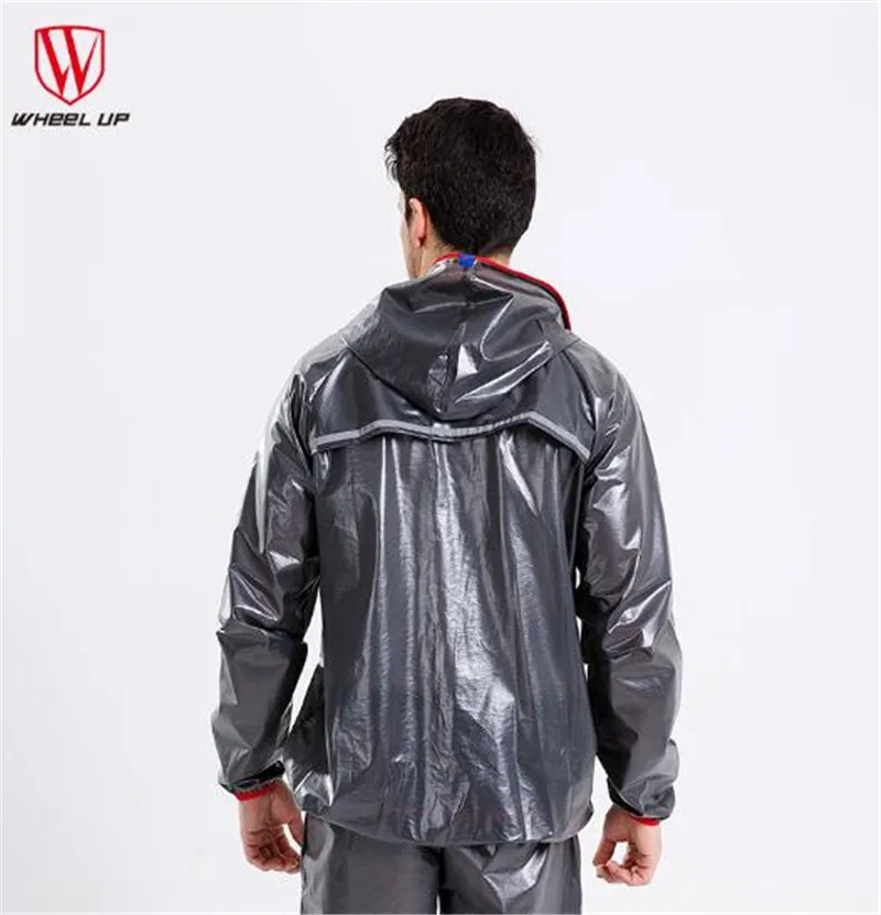 Водонепроницаемая ветрозащитная велосипедная куртка WHEEL UP дождевик Мужской плащ