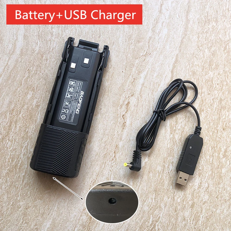Аккумулятор литий-ионный BAOFENG UV-82 7 4 в 2800/3800 мАч для рации Baofeng 1 шт./2 шт. | Мобильные