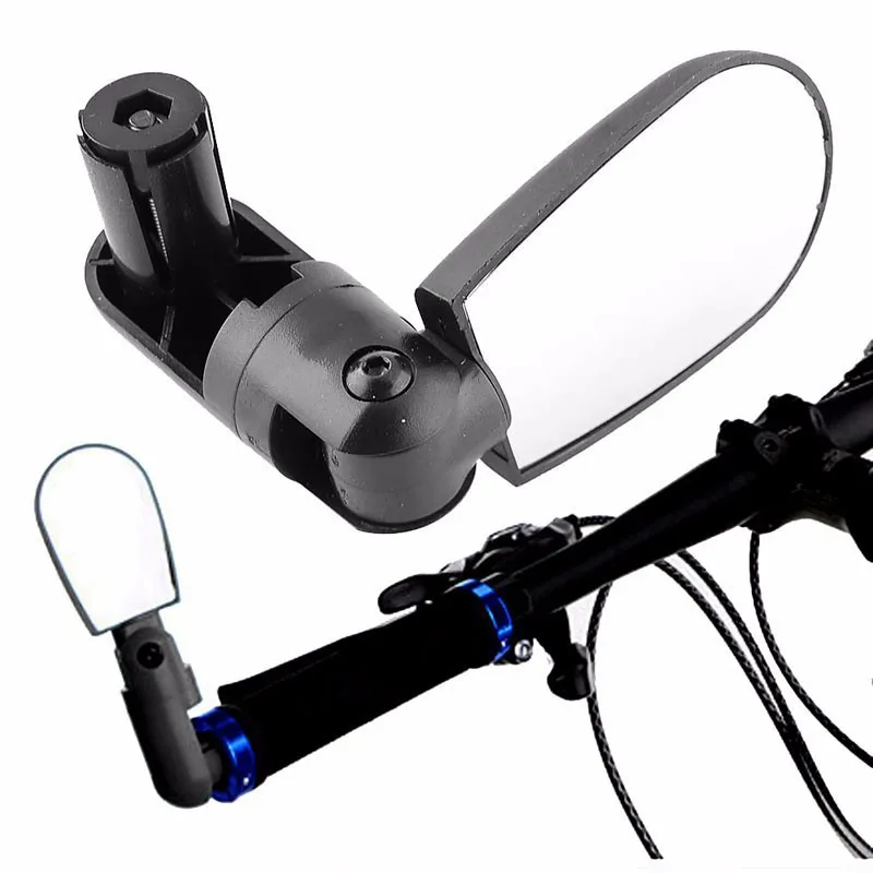 

Bicycle Rearview Handlebar Mirrors Cycling Rear View MTB Bike Silicone Handle Rearview Mirror Adjustable Mirrors