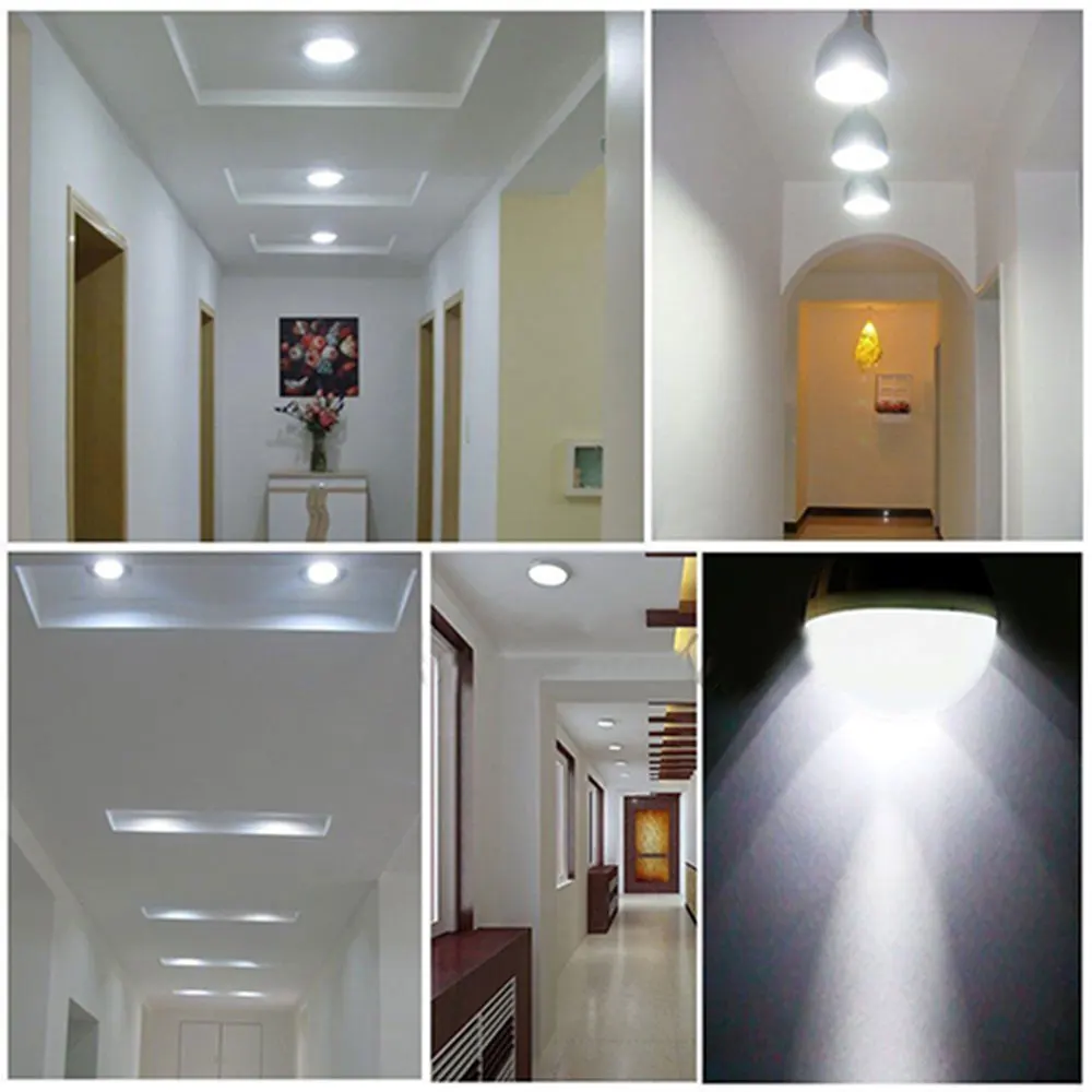 

E27 LED Motion Sensor Bulb PIR 2835 Lamp 5W 12W Clear Stock