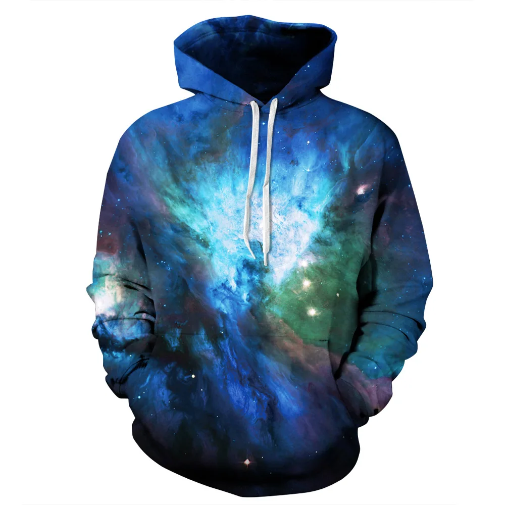

2020 New Space Galaxy Hoodies Men/Women Sweatshirt Hooded 3d Brand Clothing Cap Hoody Print Paisley Nebula Coat Tops