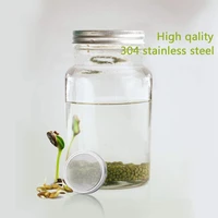 7 pack stainless steel wide mouth sprouting lids superb ventilated sprouting lid for wide mouth mason jars canning jars