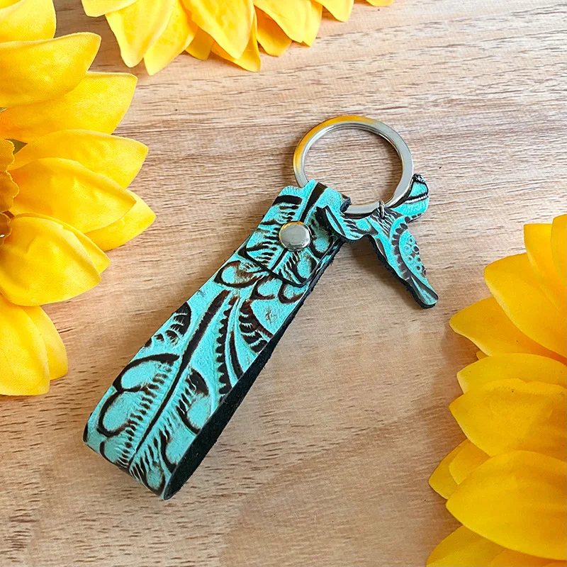 Высококачественный Женский брелок в Западном ковбойском стиле из натуральной