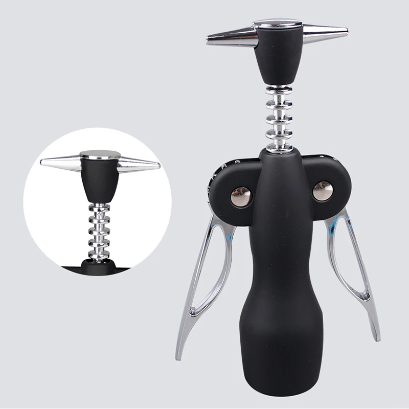

Hot Zinc Alloy Portable Red Wine Opener Wing Type Metal Sommeliers Wine Bottle Openers Corkscrews Wine Cork Remover