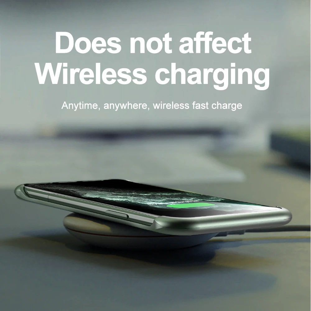 Чехол для iphone11 11 pro max X S R 7 8PLUS магнитный прозрачный чехол с градиентом однотонный