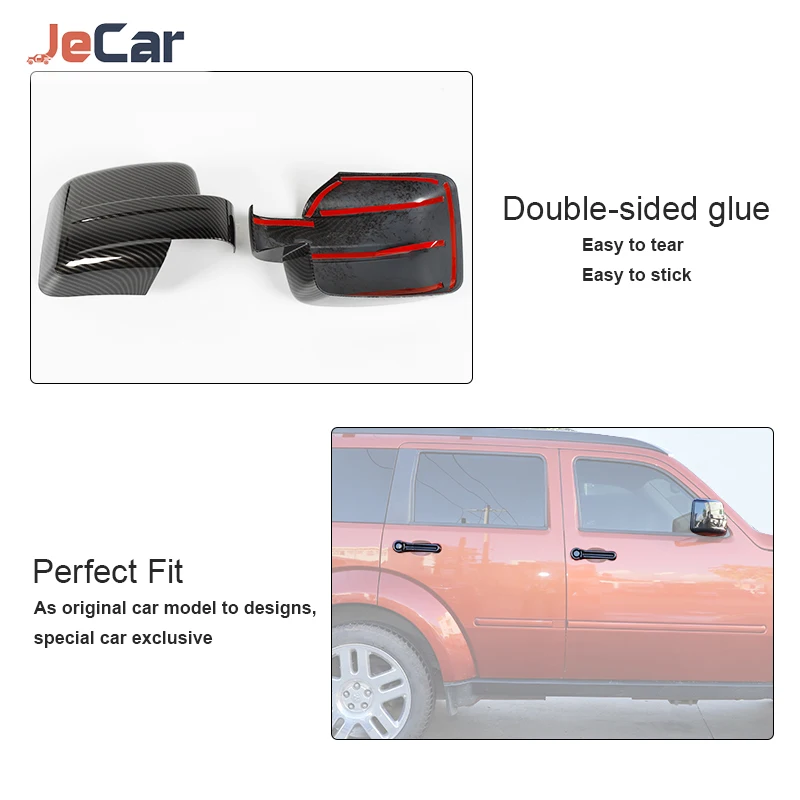 Чехлы на зеркала заднего вида из АБС-пластика для Jeep Liberty хромированные