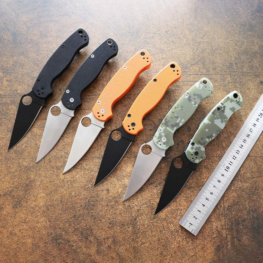 

MANCROZ c81 Outdoor Camping Survival Folding Knife CPM-S30V Blade G10 Handle EDC TOOL Hunting Pocket Knives