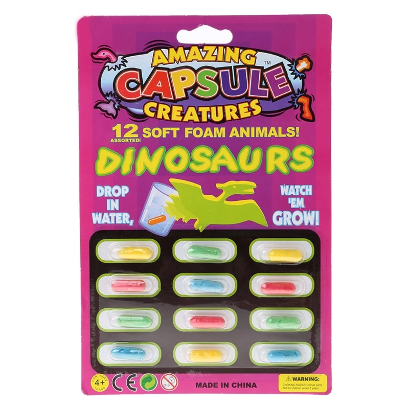 

40JC 4PCS Grow Capsules Baby Cognition Toys Educational Toy Larger In Water