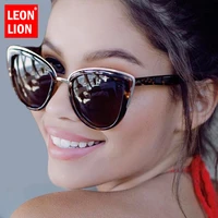 leonlion oversized cateye sunglasses women vintage glasses for women mirror retro sunglasses women brand oculos de sol feminino