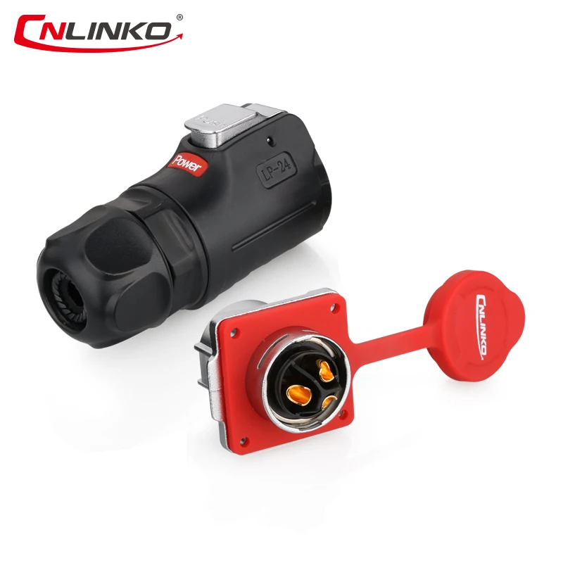 CNLINKO LP safe M24 3pin быстрый Электрический разъем 25A защелкивающаяся Кнопка Водонепроницаемый IP67 разъем питания Светодиодная вилка и розетка 500v high voltage male female connectors