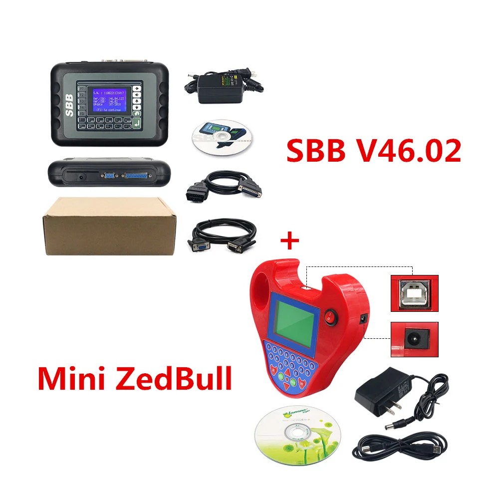Новейший SBB Pro2 V48.99 V48.88 v17.02 Мини Zedbull автоматический программатор ключей SBB Pro 2 48,99 48,88 Zed Bull OBD2 OBDII Автомобильный ключ