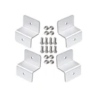 Набор монтажных кронштейнов для автофургона, полезные аксессуары Z-образной формы, легкая установка, легкая плоская крыша, Автодома, фургон, лодка, солнечная панель