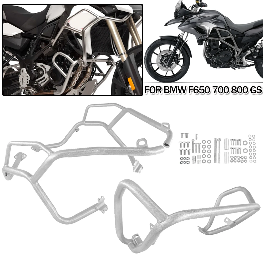 

Motorcycle Upper Lower Crash Bar Engine Guard Protective Frame Bumper For BMW F700GS F800GS F650GS 2008-2018 F 800GS 700GS 650GS