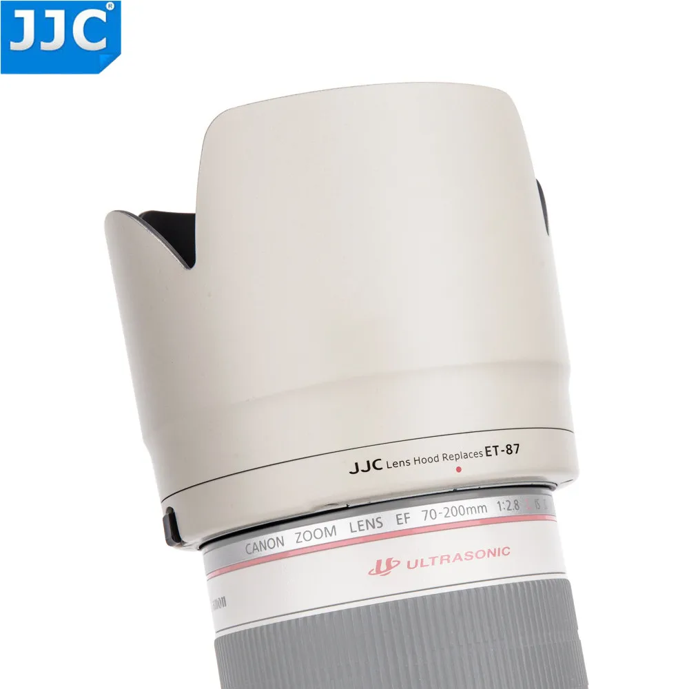 JJC ET-87 бленда объектива 77 мм для Canon 70-200 мм f/2.8L IS II USM 70-200 мм f/2.8L IS III USM телеобъектив зум