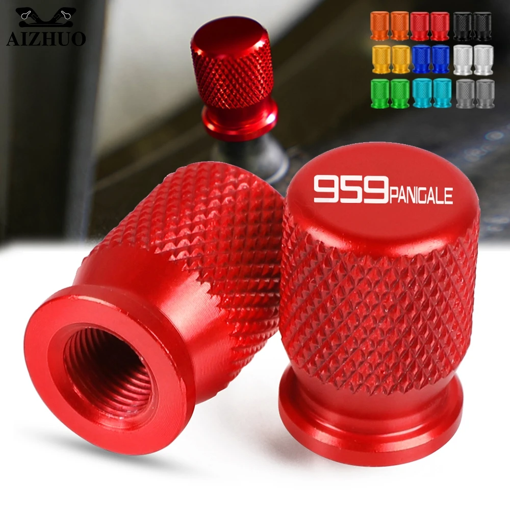 

Универсальный Для DUCATI 959Panigale 2016 с логотипом мотоцикла CNC, шток клапана колеса, крышка воздушного порта 1199 899 1299 959 PANIAGLE