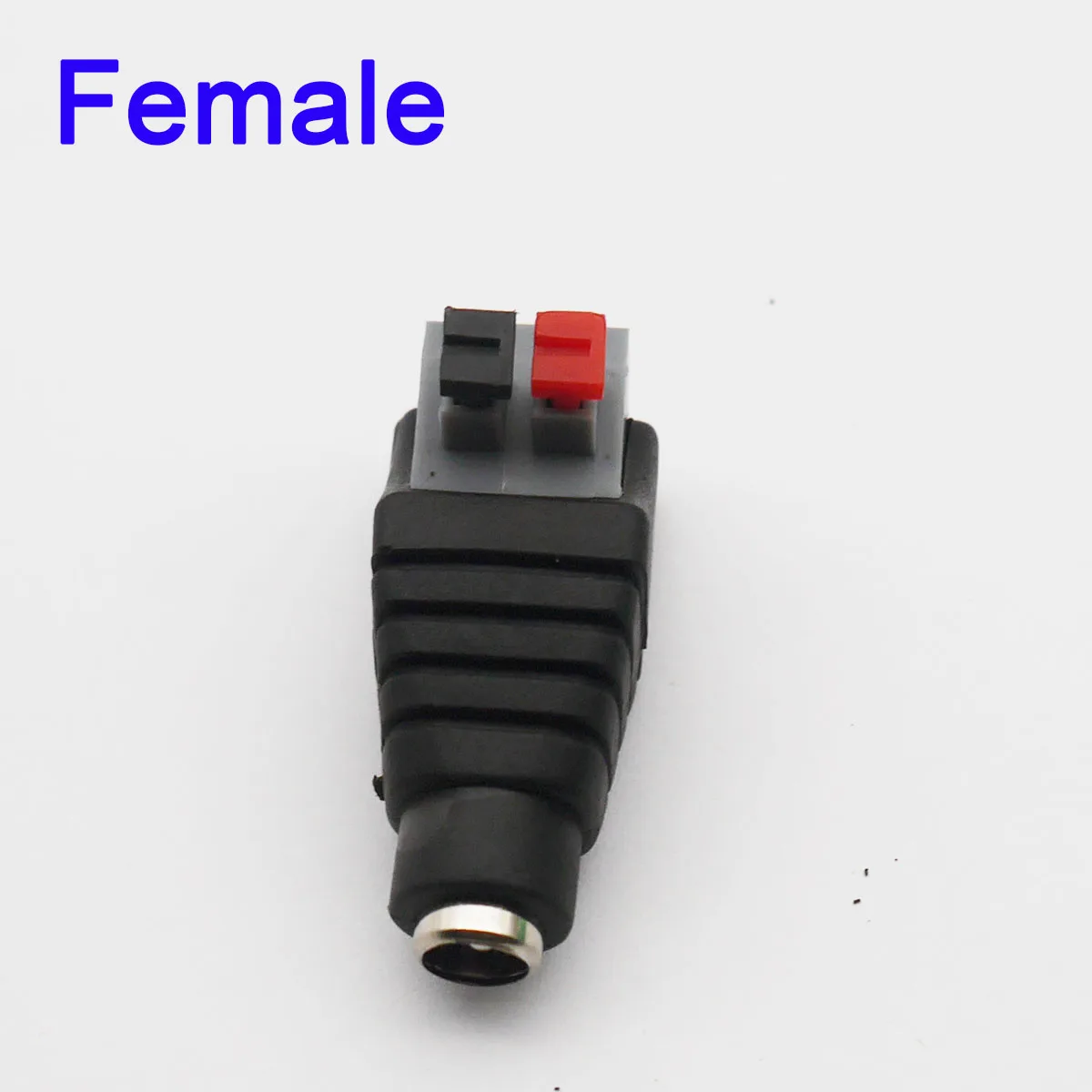 Female Connector 10 шт. DC мощность 2,1x5,5 мм Мужской Женский Разъем Jack адаптер разъем для 5050 3528 одноцветный светодиодный светильник полосы и камеры видеонаблюдения - Цвет: Female Connector