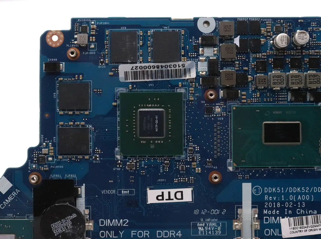 Kaufen Für Dell G5 5587 Original Mainboard LA-E993P Laptop Motherboard I7-8750H GTX1050-4GB