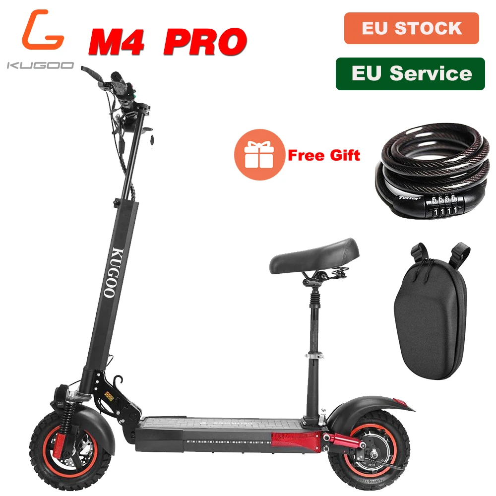 Электрический складной самокат KUGOO KIRIN M4 PRO 48 В 500 Вт 13 Ач 65 км 45 км/ч | Спорт и