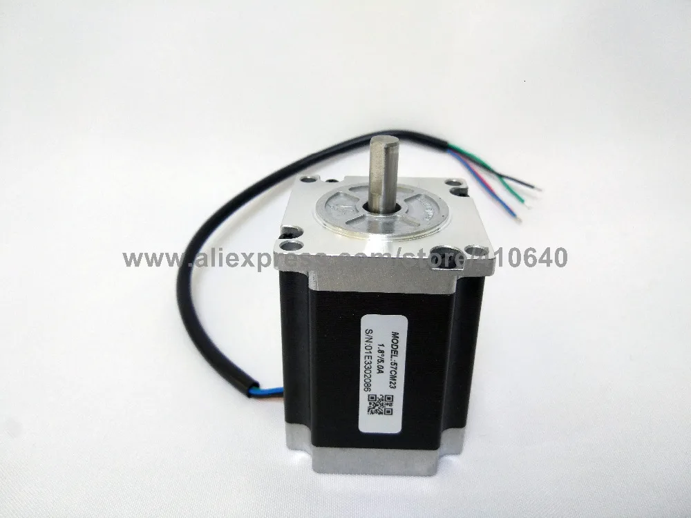 Настоящий Leadshine NEMA23 шаговый двигатель 57CM23 8 мм вал 2,3 Н. М крутящий момент и 2 фазы аналоговый шаговый двигатель драйвер M542C Макс 50 в DC 4.2A