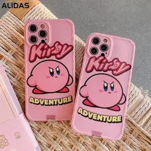 Cartoon Kirbyed Mobile Phone Case Y2k Female Girls Soft Cover For IPhone Case Aesthetic Trend 12 Pro Max 11 X XR XS 7 8 Plus SE