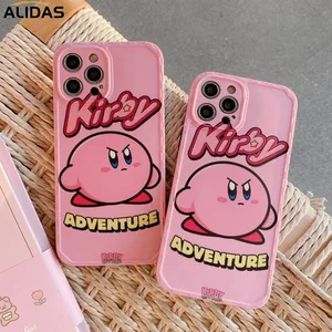 cartoon kirbyed mobile phone case y2k female girls soft cover for iphone case aesthetic trend 12 pro max 11 x xr xs 7 8 plus se free global shipping