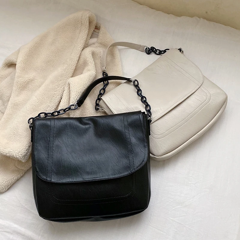 

Women's Leather Handbag Fashion Large Capacity Shoulder Bag All-Match