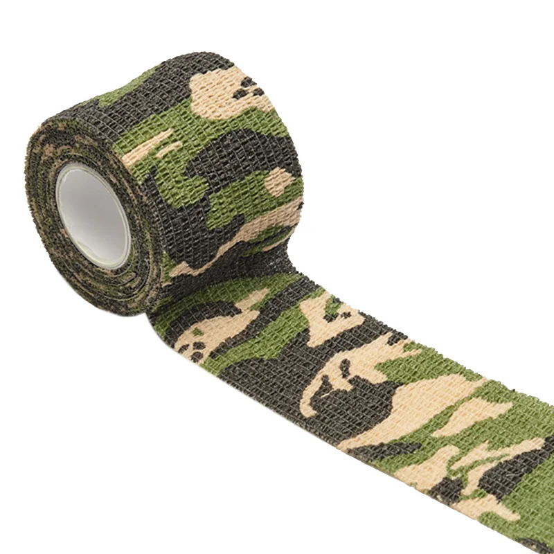 

Hunting Tape Reusable Self-adhesive Elastic Stretch Non-woven Cloth Bandage Sports Camping Accessories