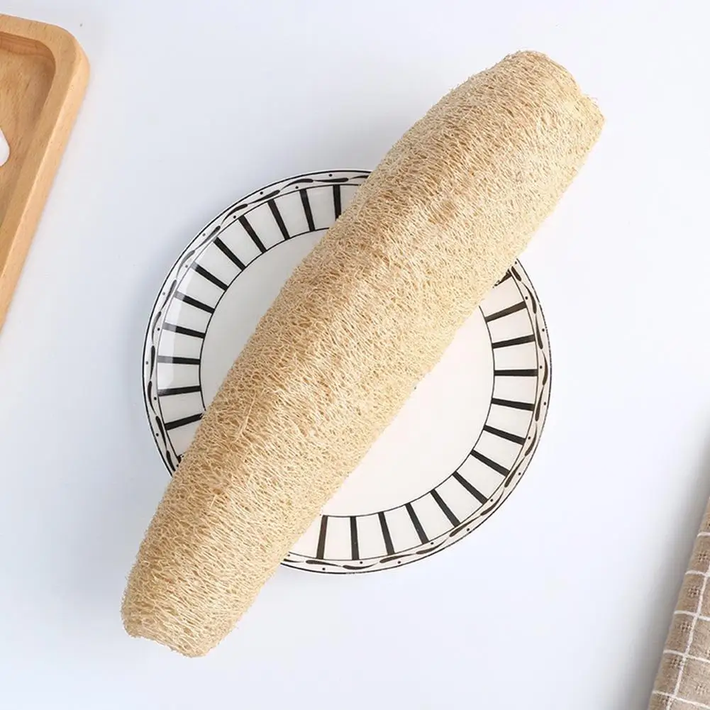 Многофункциональная Loofah натуральная отшелушивающая биоразлагаемая мочалка-губка целлюлоза скребок, доска Scrubber кухня ванная комната
